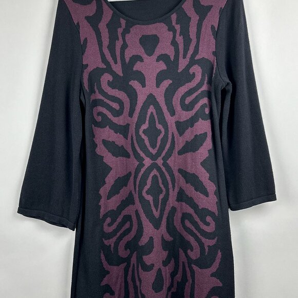 Style & Co. Knit Dress 3/4 Sleeves Size Petite Large (PL) - Picture 5 of 11